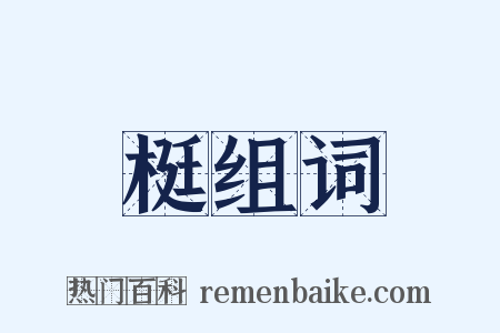梃组词是什么意思的图片